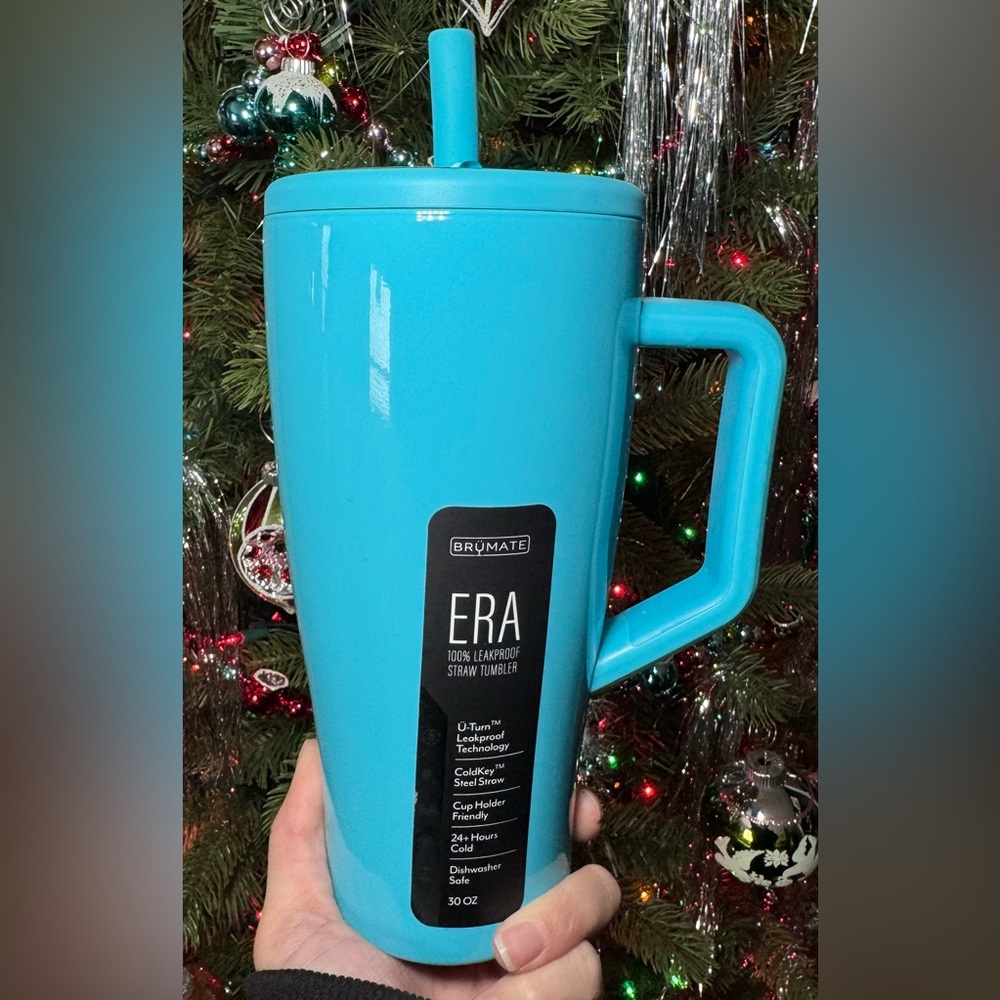 ✨🆕 Brumate Era 30 OZ Electric Blue Leakproof Straw Tumbler